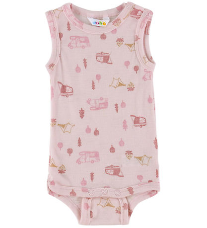 Joha Bodysuit Sleeveless - Wool - Pink