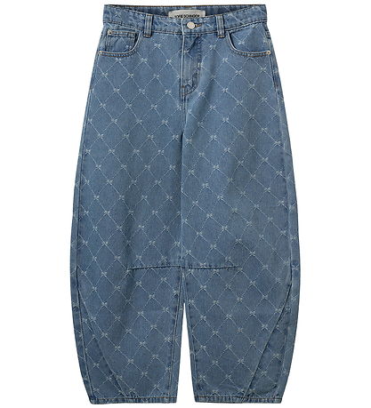 Sofie Schnoor Jeans - Tomar - Denim Blue w. Harlequin pattern