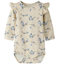 Name It Bodysuit l/s - NbfBetty - Peyote Melange