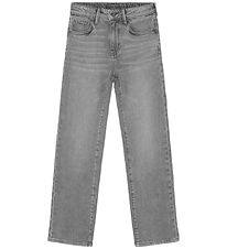Indian Blue Jeans Gallabuxur - Breitt Loose Passform - Light Gre