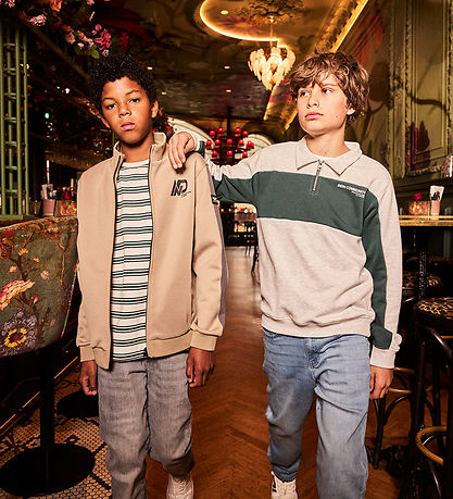 Indian Blue Jeans 티셔츠 - 스트라이프 - 클라우드