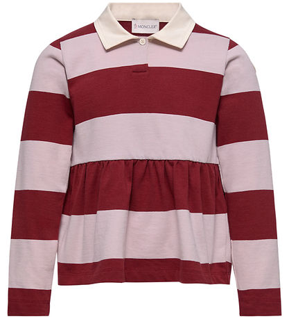 Moncler Polo - Rouge/Rose à Rayures
