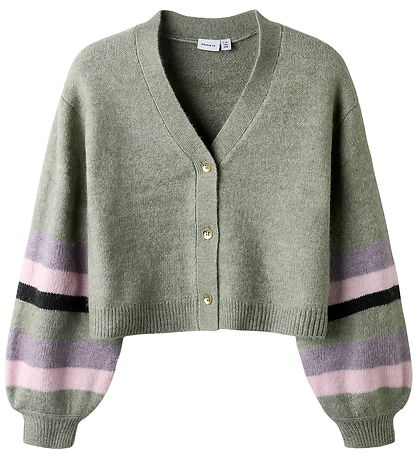 Name It Cardigan - Strick - NkfBelen - Shadow