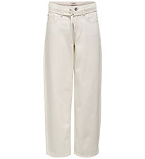 Kids Only Jeans - Straight - KogGianna - Ecru