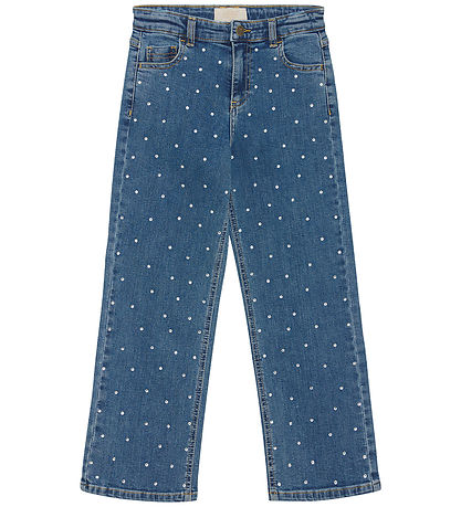 Creamie Jeans - Strass - Blue Denim