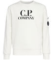 C.P. Company Sweatshirt - Gauze White w. Black