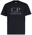 C.P. Company T-Shirt - Total Eclipse Blue m. Grau