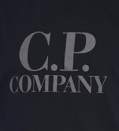 C.P. Company T-Shirt - Total Eclipse Blue m. Grau