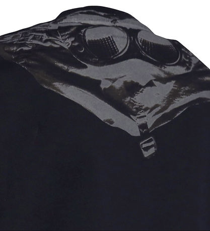 C.P. Company T-Shirt - Total Eclipse Blue m. Grau