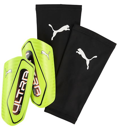 Puma Shin Pads - Ultra Light Sleeve - Yellow Alert