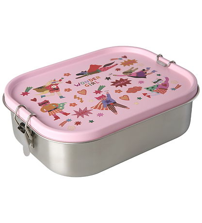 Rice Lunchbox - Stainless Steel - Large - w. 2 compartments - He