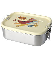 Rice Lunchbox - Divide Duck Hero Print - 800 mL - Cream