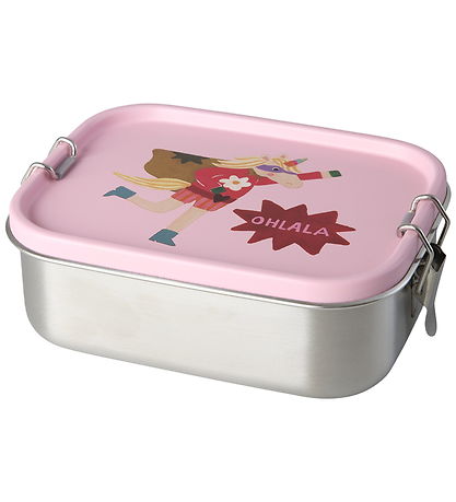 Rice Boîte à Repas - Acier Inoxydable - Petit - av. 2 compartime