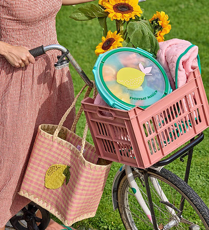 Rice 스낵 접시 6칸 도시락 - 민트/레몬