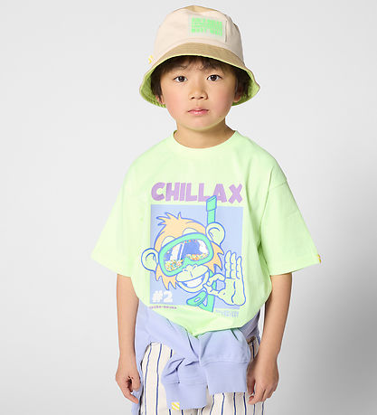 Billieblush T-Shirt - Green Lemon m. Print