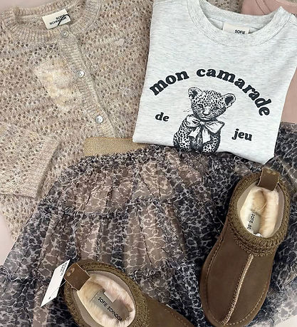 Sofie Schnoor Cardigan - Knitted - HennyKB - Beige