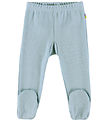 Joha Leggings w. Feet - Blue