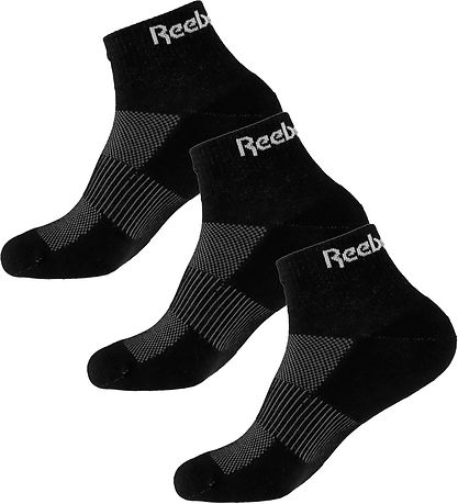 Reebok Ankle Socks - 3-Pack - Black