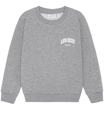 Les Deux Sweatshirt - Ring - Gråmelerad m. Tryck