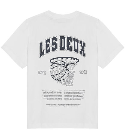 Les Deux T-shirt - Hoop - White w. Black