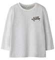 Name It Blússa - NmmBertram - Light Grey Melange