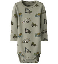 Name It Body L/s - NbmBasilika - Torkad Sage