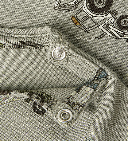 Name It Bodysuit L/s - NbmBasil - Dried Sage