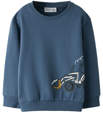 Name It Sweatshirt - Nmm Basil - Bering Sea