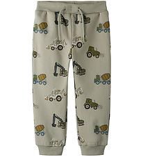 Name It Sweatpants - NmmBasilika - Torkad Sage