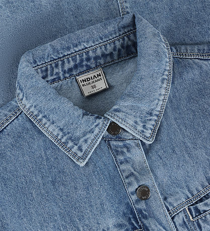 Indian Blue Jeans Robe - Utilisé Light Denim