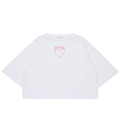 Marni T-shirt - Cropped - White
