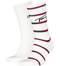 Tommy Hilfiger Socks - 2-Pack - White/Red