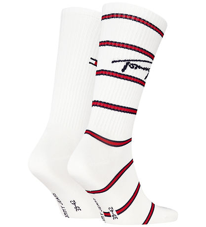 Tommy Hilfiger Socks - 2-Pack - White/Red