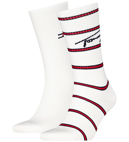 Tommy Hilfiger Socks - 2-Pack - White/Red