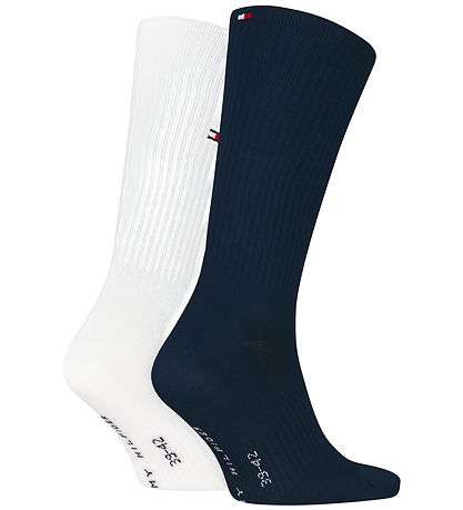 Tommy Hilfiger Socks - 2-Pack - Navy/White