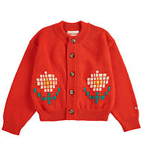 Bobo Choses Cardigan - Knitted - Pixel Daisy - Red
