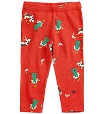 Bobo Choses Leggings - Farm Adventure - Red