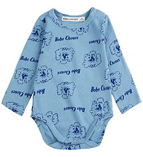 Bobo Choses Bodysuit l/s - Pickle The Dog - Light Blue