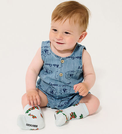 Bobo Choses Combinaison - Denim - Cornichon Le Dog - Light Blue