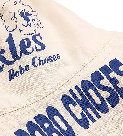 Bobo Choses Bucket Hat - Reversible - Pickles - Offwhite