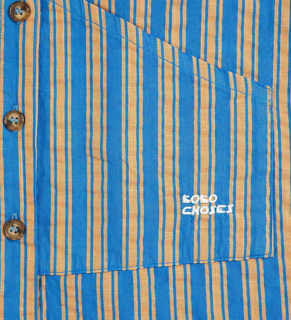 Bobo Choses Hemd k/ä - Neuer Haaransatz - Navy Blue
