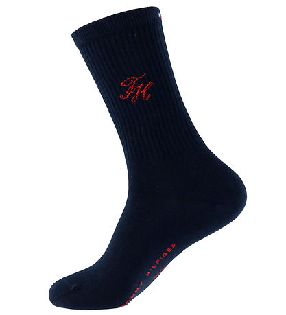 Tommy Hilfiger Socks - 2-Pack - Navy/White
