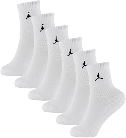 Jordan Socken - 6er-Pack - Crew - Weiß