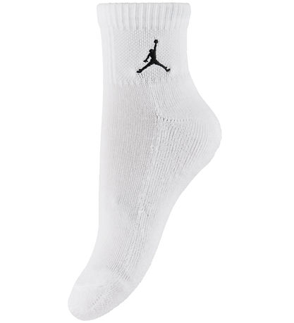Jordan Ankle Socks - 6-Pack - Quarter - White