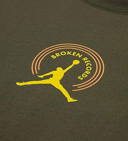Jordan T-shirt - Broken - Cargo Khaki w. Print