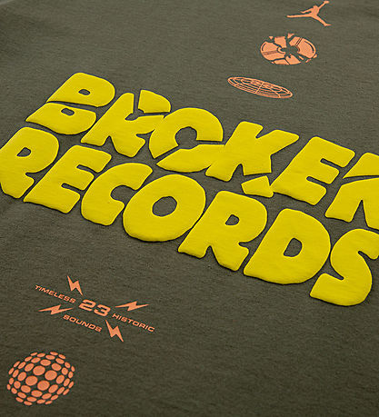 Jordan T-shirt - Broken - Cargo Khaki w. Print