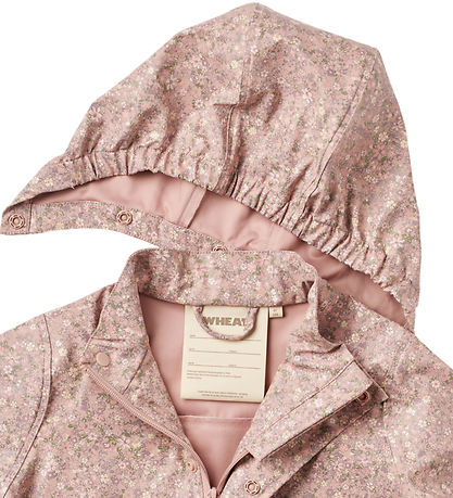 Wheat Rain Jacket - PU - Ollo - Powder Flower Meadow