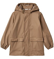 Wheat Rain Jacket - PU - Ollo - Hazel
