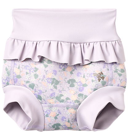 Wheat Schwimmwindel m. Rüschen - Rita - UV40+ - Purple Light Pet