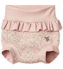 Wheat Badblöjor m. Volanger - Rita -Ivory Flower Äng